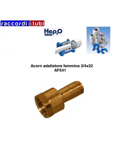 ACORN WEIBLICHER MESSING-ADAPTER 3/4X22