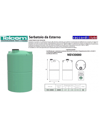 TELCOM SERBATOIO NSV20000