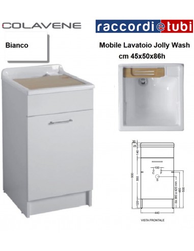 MOBILE LAVATOIO COLAVENE 45X50X86H JOLLYWASH...