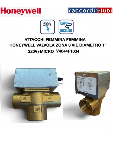 ELETTROVALVOLA  HONEWELL 3 VIE FF 1" CON MICRO