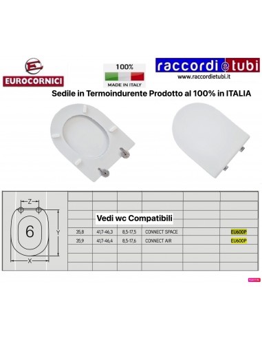 IDEAL STANDARD CONNECT EU600P WC-SITZ