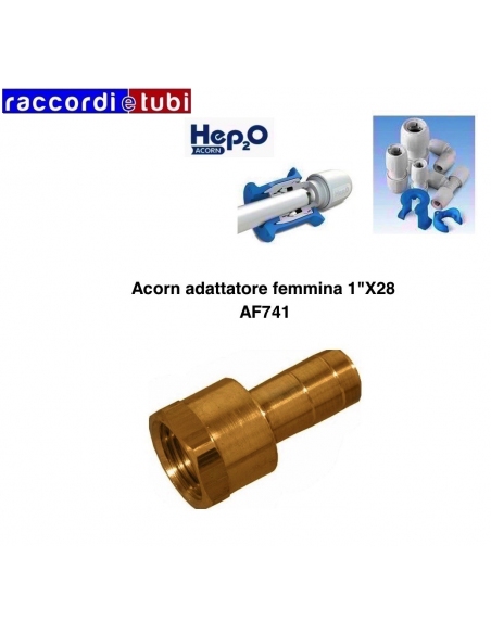 ACORN WEIBLICHER MESSING ADAPTER 1"X28