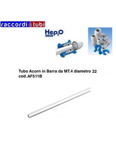 ACORN-ROHR ALS STANGE VON 4 M MIT 22 MM DURCHMESSER