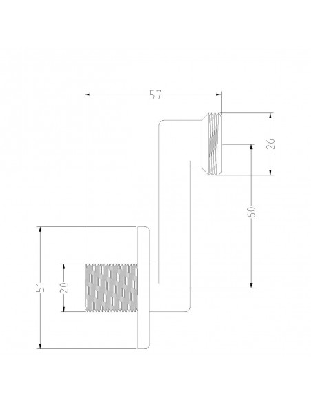 ECCENTRICO (NR.1 P/Z)1/2X6 CROMATO
