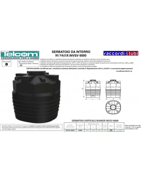 TELCOM ERDTANK INVSV 6000