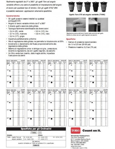 TOR-DÜSE FÜR 570 STIER VERSTELLBARER WINKEL...