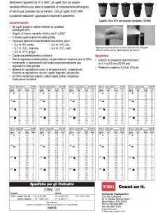 UGELLO TORO PER 570 ANGOLO REGOLABILE 0°-360° TVAN15 TIPO 15 2