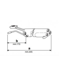 RUBINETTO  PED.MIX RIVER C.BLOCC.R5010/2 2