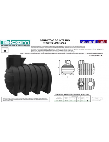 TELCOM ERDTANK NER 10000