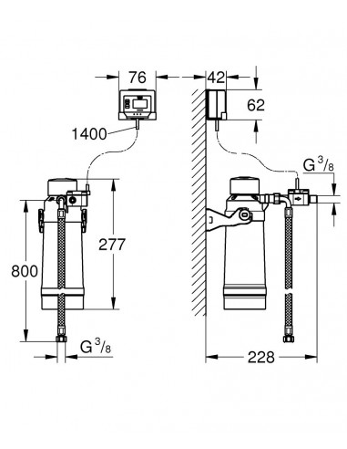 Grohe Blue Pure EuroSmart miscelatore a tre vie...