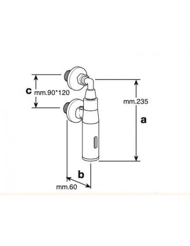 RUBINETTO ELETTRONICO RIVER E2601/2