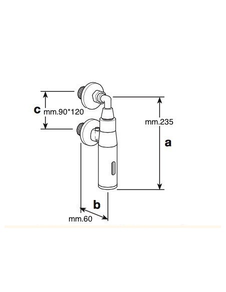 RUBINETTO ELETTRONICO RIVER E2601/2