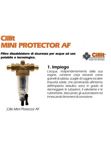 MESSINGFILTER CILLIT 3/4 MINI PROTECTOR...