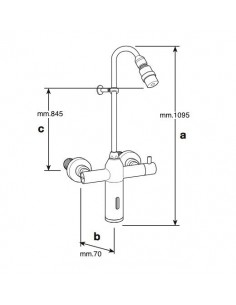 RUBINETTO ELETTRONICO RIVER E2610/5 2