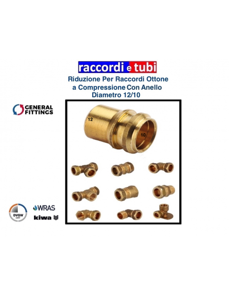 RIDUZIONE 12/10 MF PER TUTTI I RACCORDI CON OGIVA