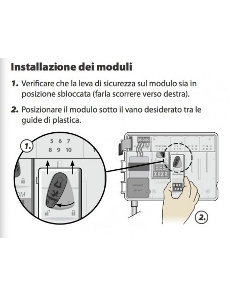 MODULO ESP.RAIN BIRD 6 STAZ