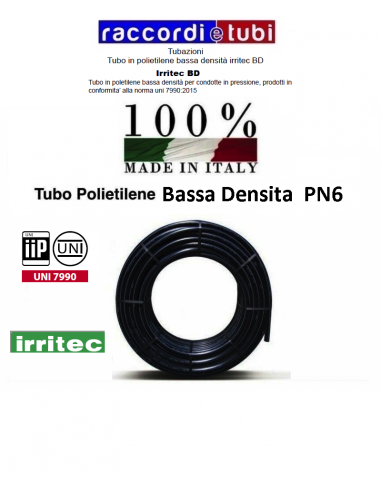 POLYETHYLENROHR BD PN/4 16 MT.50