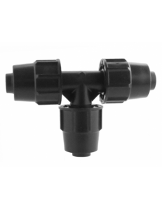 TEE DURCHMESSER 16 FÜR PE-ROHR PN4*6