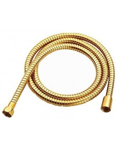 FLESSIBILE DOCCIA DORATO CONICO FF1/2X1/2X150