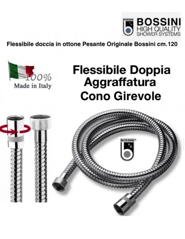 FLESSIBILE DOCCIA FEMMINA GIR.1/2X1/2 CM.120 CROMO