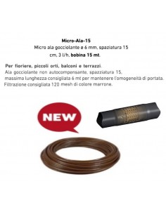 ALA GOCCIOLANTE MARRONE 6XMT.15  15 mm