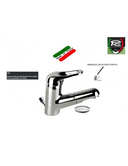 MISCELATORE LAVABO REMER BOCCA ESTRAIB.