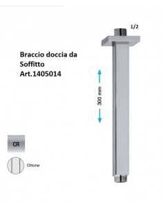 BRACCIO DOCCIA POSTUMIA D.25 mm.LUNGHEZZA CM.30