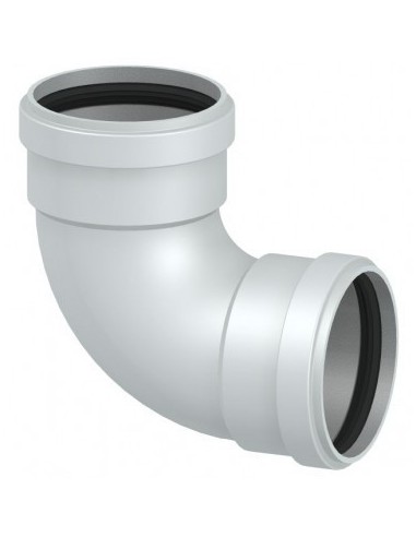 CURVA IN ALLUMINIO FF DIAM.80 A 90° RAGGIO LARGO