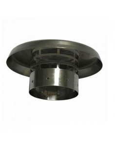 TERMINALE VERTICALE DIAM.80 INOX 2
