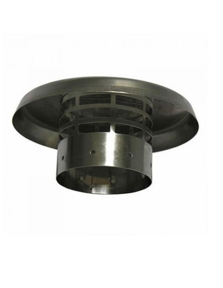 TERMINALE VERTICALE DIAM.80 INOX