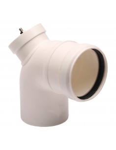 CURVA IN PPS MF DIAM.60 A 90° CON ISPEZIONE