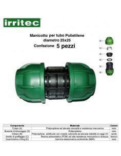 MANICOTTO A COMPR.CONNECTO 25X25 5 PZ
