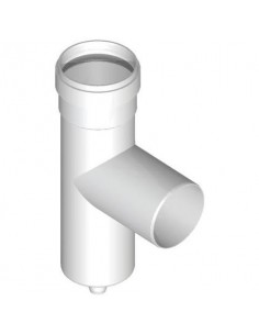 TE IN PPS DIAM.80 COMPLETO DI SCARICO DI CONDENSA 