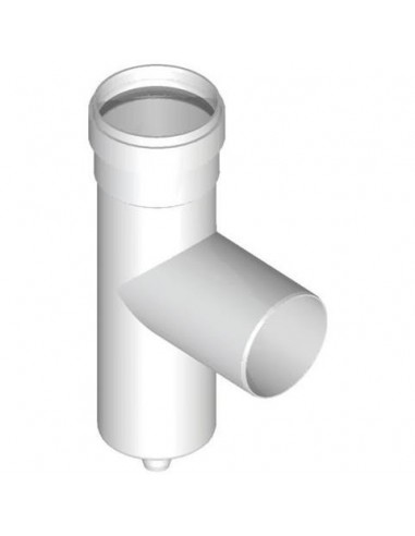 TE IN PPS DIAM.80 COMPLETO DI SCARICO DI CONDENSA 