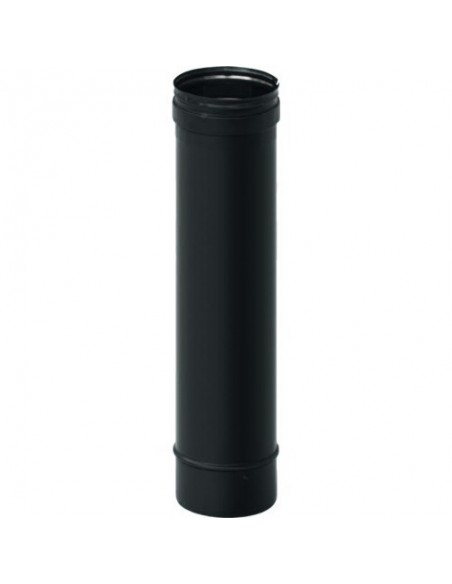 TUBO IN ACCIAIO INOX/NERO DIAM.80XCM.50
