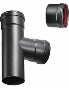 TE INOX/NERA FF DIAM.80 A 90°