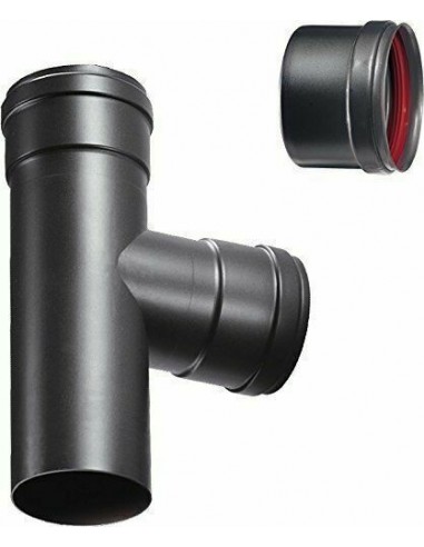 TE INOX/NERA FF DIAM.80 A 90°