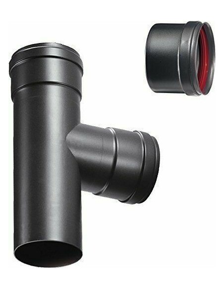 TE INOX/NERA FF DIAM.80 A 90°