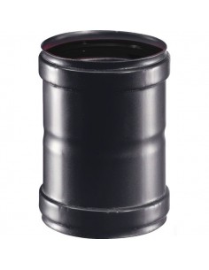 MANICOTTO INOX/NERO FF DIAM.80