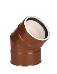 CURVA  ATI COIBENTATA 45° ALL/PPS DIAM.80 