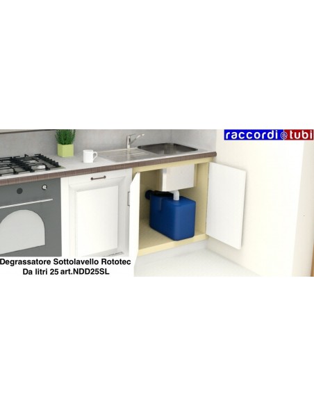UNTERTISCH-FETTABSCHEIDER 25 ROTOTEC