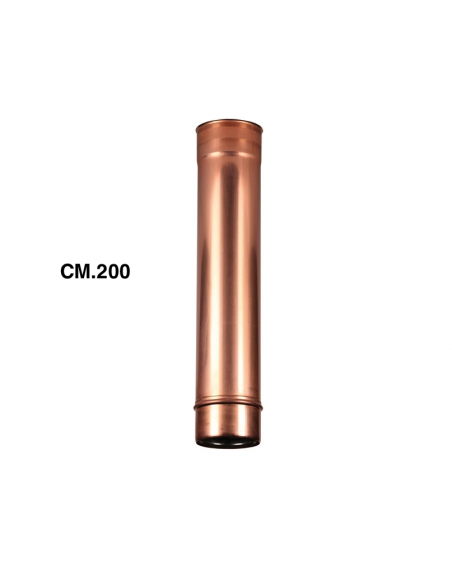 ATI ISOLIERROHR KUPFER/EDELSTAHL Ø 80X100 CM.200