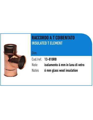 TE ATI COIBENTATO RAME/INOX 80X100 