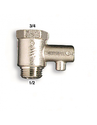 SICHERHEITSVENTIL FÜR WASSERERHITZER 3/4X1/2