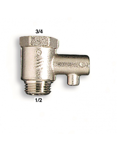 VALVOLA DI SICUR.DA SCALDAB.3/4X1/2