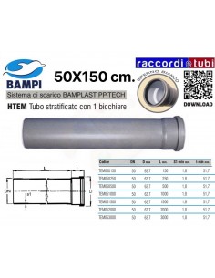 TUBO PP-TECH 1 BICCHIERE 50x150 cm.