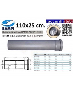 PP-TECH ROHR 1 MUFFE 110x25 cm.