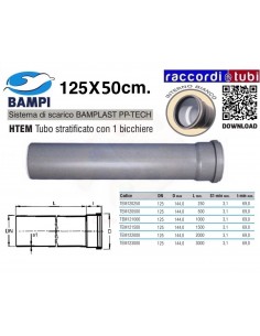 PP-TECH ROHR 1 MUFFE 125x50 cm.