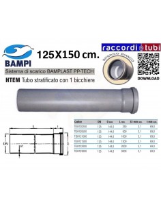 TUBO PP-TECH 1 BICCHIERE 125x150 cm.