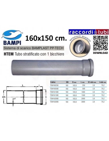 TUBO PP-TECH 1 BICCHIERE 160x150 cm.